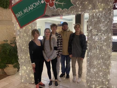 The Peterson family out together